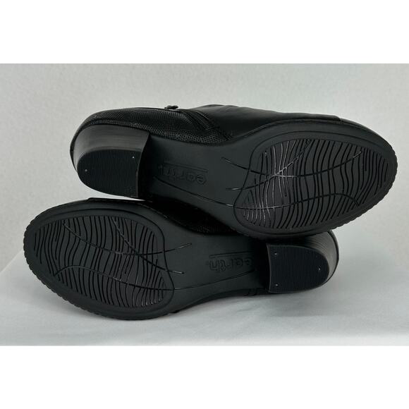 NWOT Earth Calgary Halifax Black Leather Side Zip Ankle Bootie 7.5W - Picture 7 of 7